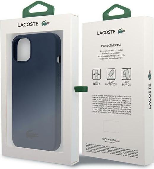 Actual product image Lacoste iPhone 13 Liquid Silicone Glossy Printing Logo Case (Apple iPhone 13)