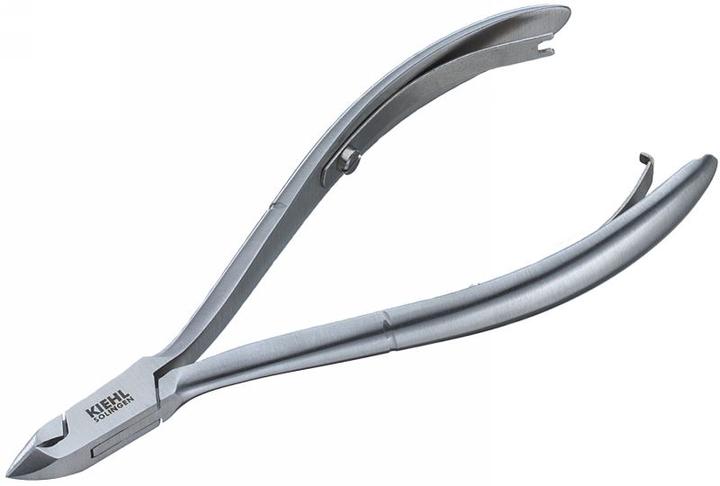 Kiehl Hautzange extra gross mittlere Schneide silber 12cm, Schneide: 7mm