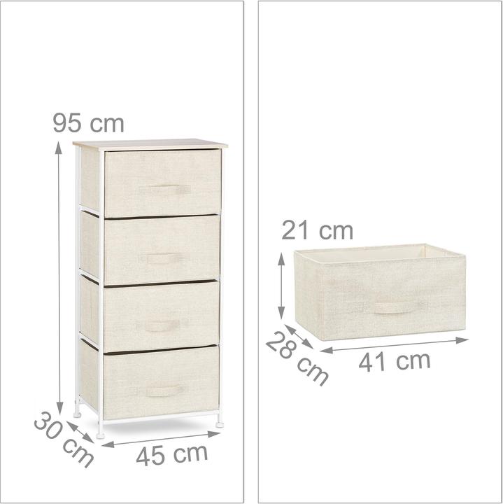 Produktbild Relaxdays Schubladenbox