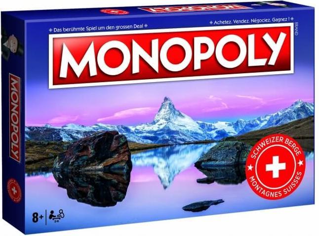 Actual product image Monopoly Swiss Mountains (German)