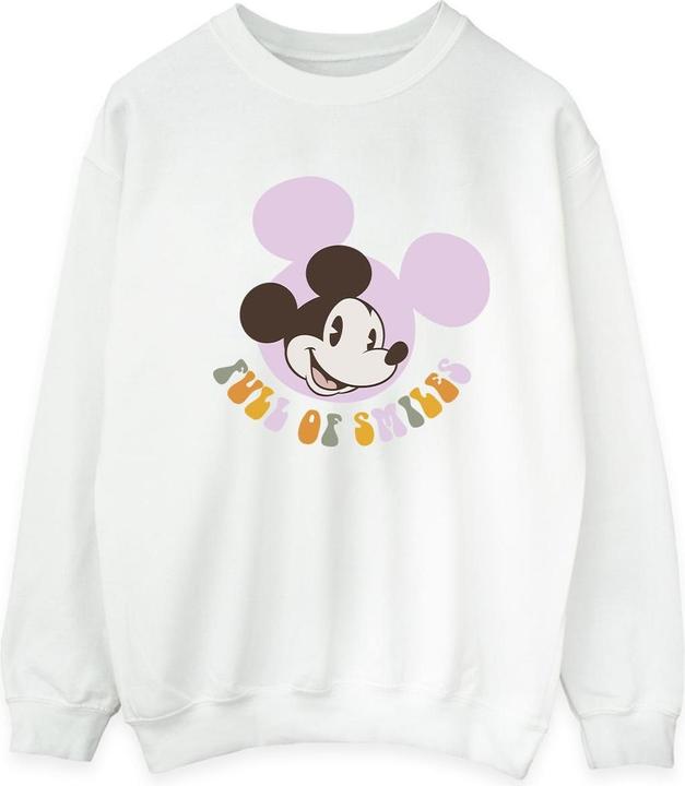 Disney Mickey Mouse Full Of Smiles Sweatshirt (L)
