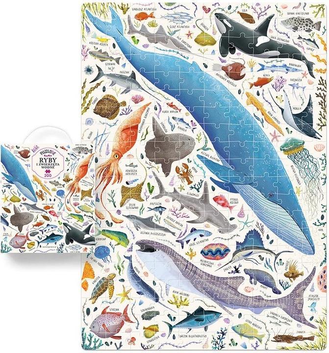 Immagine prodotto Czuczu Puzzle di pesci e animali acquatici 200 pezzi (200 pezzi)