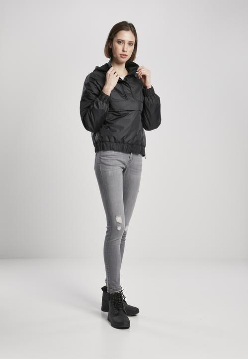 Actual product image Urban Classics Ladies Panel Padded Pull Over Jacket (L)