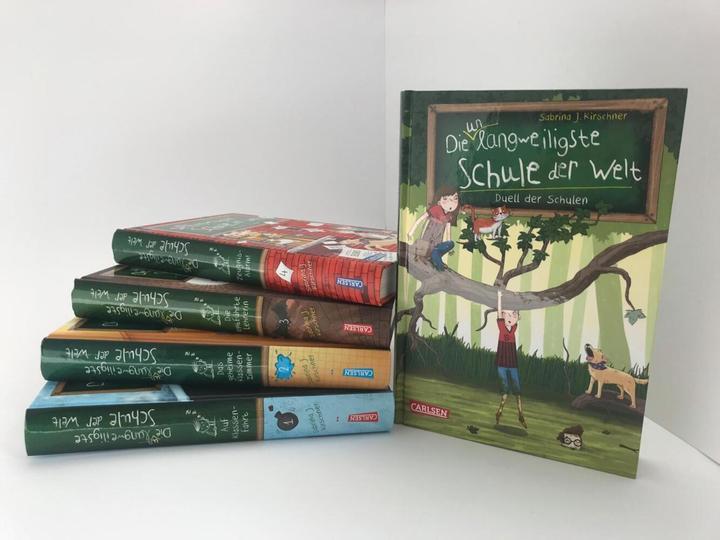 Actual product image Die unlangweiligste Schule der Welt 5: Duell der Schulen (German, Sabrina J. Kirschner, Monika Parciak, 2019)