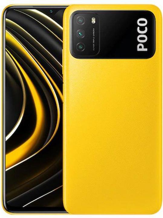 Actual product image Xiaomi Poco M3 (64 GB, Yellow, 6.53", Dual SIM, 48 Mpx, 4G)