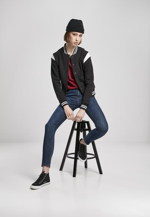 Immagine prodotto Urban Classics Giacca di felpa College con inserto organico da donna (XS)