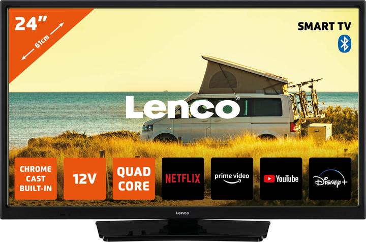Actual product image Lenco LED-2463BK (24", LCD, HD ready)