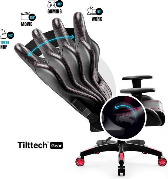 Actual product image Diablo Gaming chair X-One 2.0 Gaming Chair Normal, Black-red