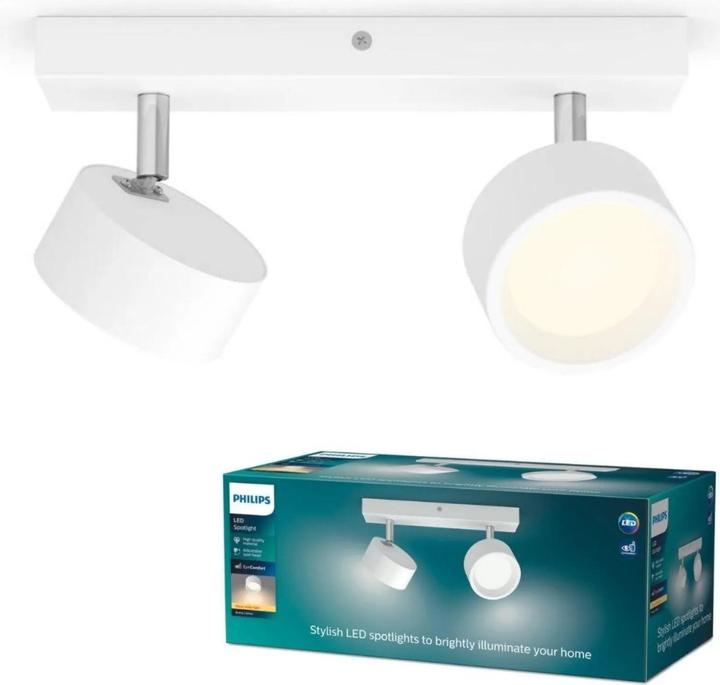 Image du produit Philips Bracia Spot 2x5.5W 2700K blanc (1100 lm)
