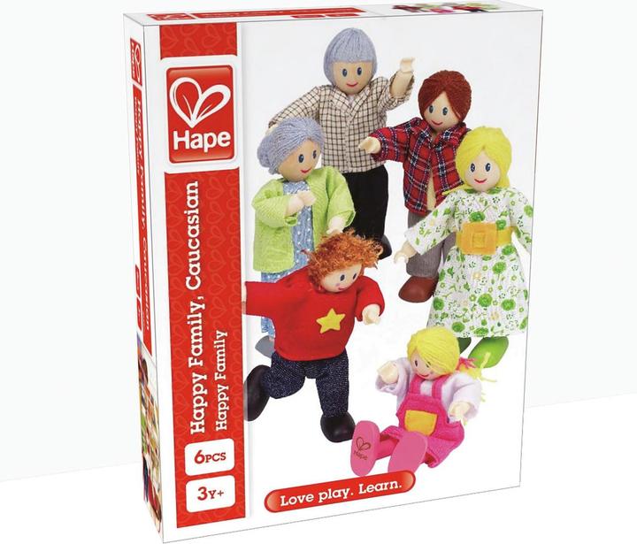 Image du produit Hape Famille de poupées couleur peau claire