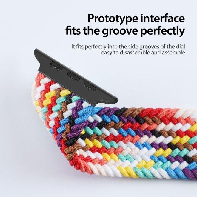 Immagine prodotto Dux Ducis Bracciale Mixture Pro Apple Watch 38mm/40mm/41mm - arcobaleno (38 mm, 40 mm, 41 mm, Nylon)