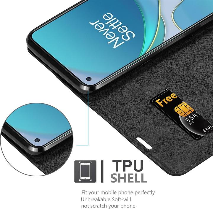 Produktbild Cadorabo Book Invisible Magnet Cover (OnePlus 8T)