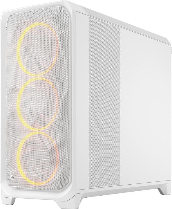 Produktbild Fractal Case Meshify 3 XL White RGB TG Clear Tint (ITX, SSI CEB, ATX, E-ATX, SSI EEB, mATX, EE-ATX)