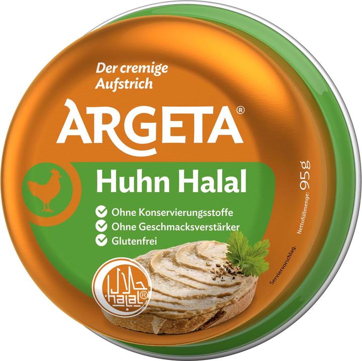 Immagine prodotto Argeta Porzioni Pollo Halal 95 g (95 g)