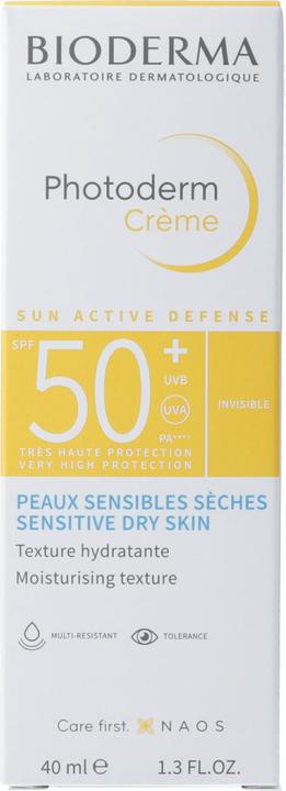 Image du produit Bioderma Photoderm Crème SPF50+ crème (Crème solaire visage, SPF 50, 40 ml, 57 g)