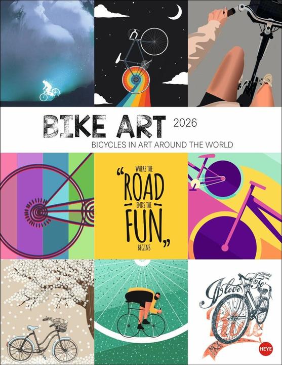 Image du produit Bike Art Posterkalender 2026 (34 x 44 cm, Couverture rigide, Allemand)