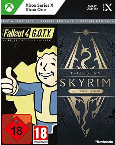Produktbild Bethesda The Elder Scrolls V: Skyrim Anniversary Edition + Fallout 4 G.O.T.Y Edition (Special RGP Pack) (Xbox One X, Xbox One S, EN)