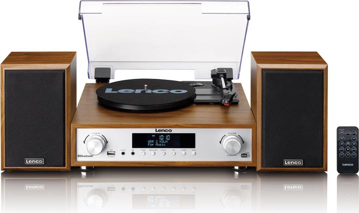 Lenco MC-160WD (Bluetooth, Record player, 2x 10 W)