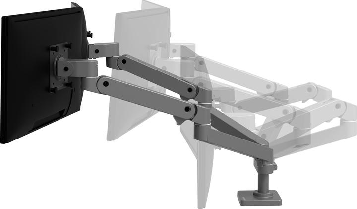 Image du produit Ergotron LX PRO ARM DUAL SIDE-BY-SIDE darkgrey (Tables, 27")