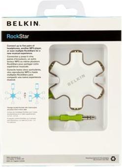 Actual product image Belkin Rockstar 5x Jack Distributor (Headphone Splitter)