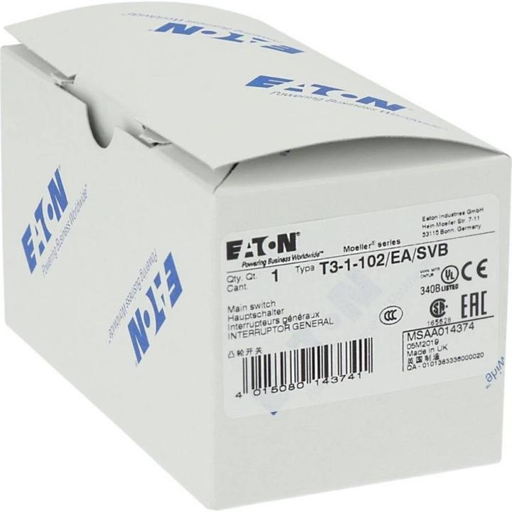 Actual product image Eaton 2P IP65 switch disconnector,32A Ie 5.5kW