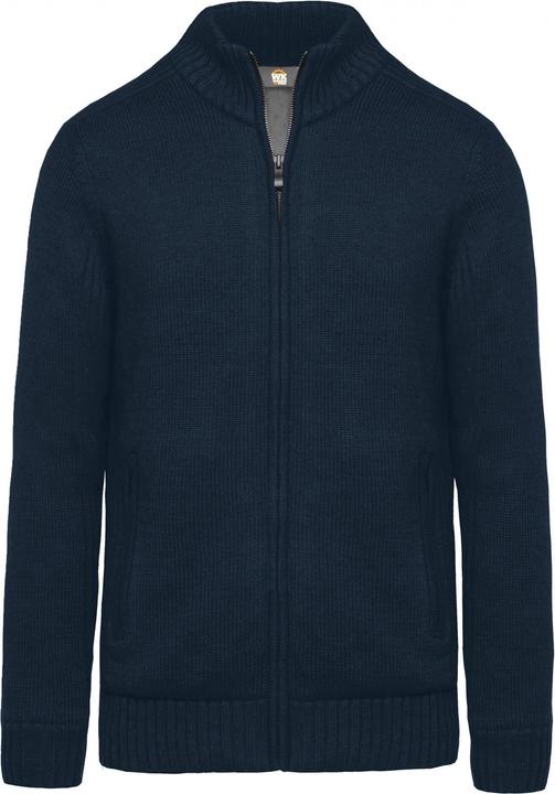 Kariban Fleece-gefütterte Strickjacke