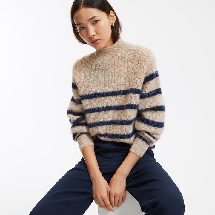 Actual product image La Redoute Collections Streifenpullover Signature ARISTIDE mit Alpakawolle (M)