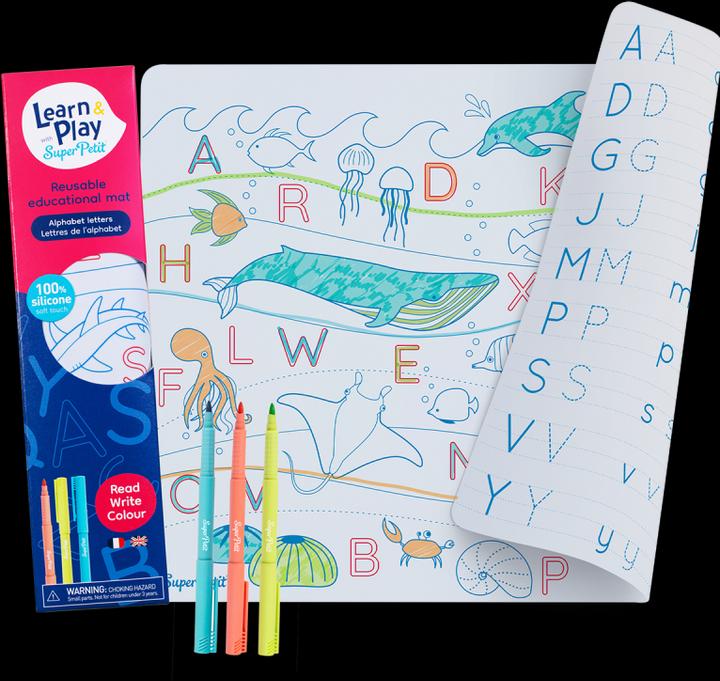 Image du produit Super Petit Tableset - Lettres de l'alphabet (3 pcs, 40 x 30 cm)