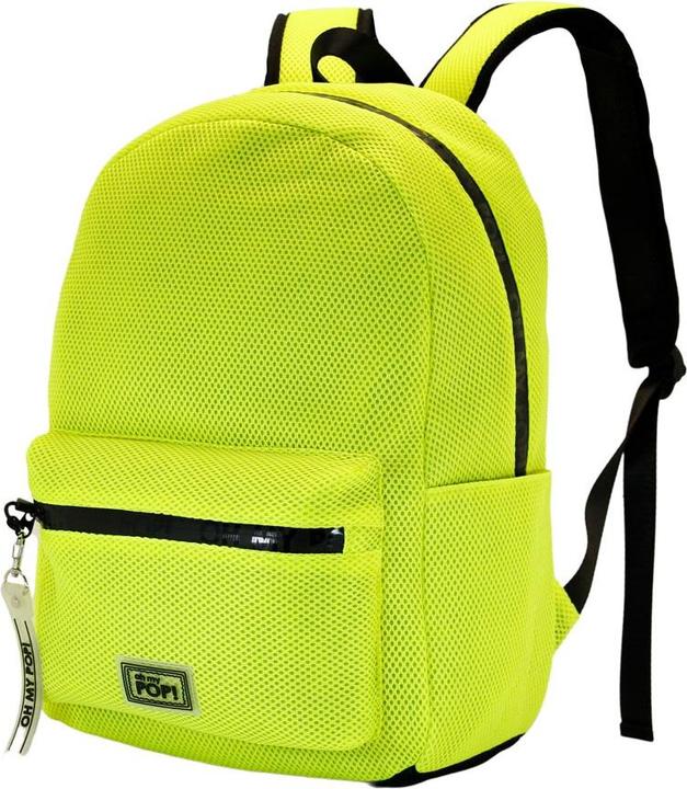 Oh My Pop! Mesh Backpack Yellow Neon