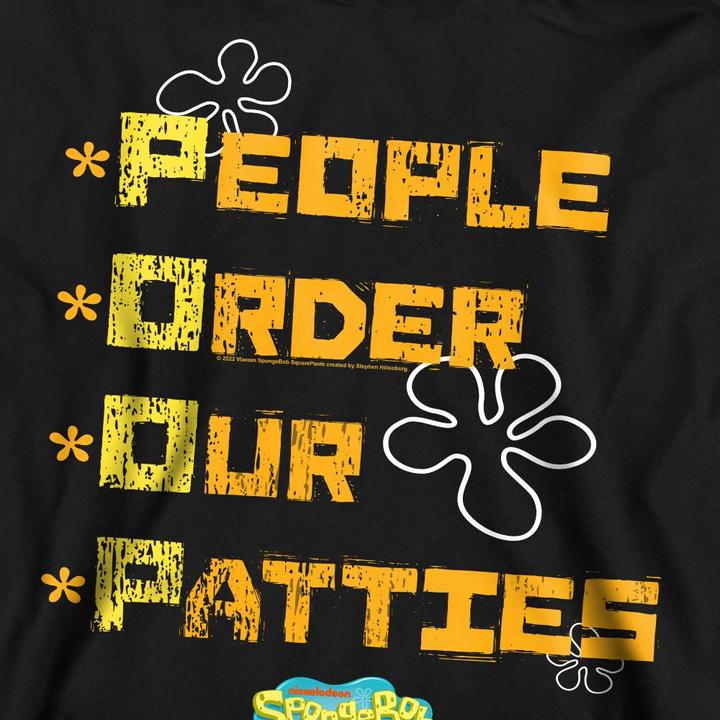 Produktbild Spongebob Squarepants People Order Our Patties Sweatshirt (M)