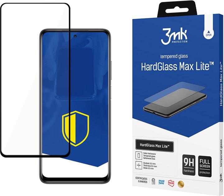 Actual product image 3MK Hardglass Max Lite screen protector (1 Piece, Mi 10T Pro, Mi 10T)