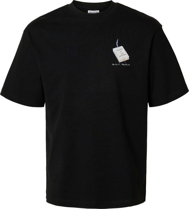 Selected Homme Print T-Shirt mit Rundhalsausschnitt