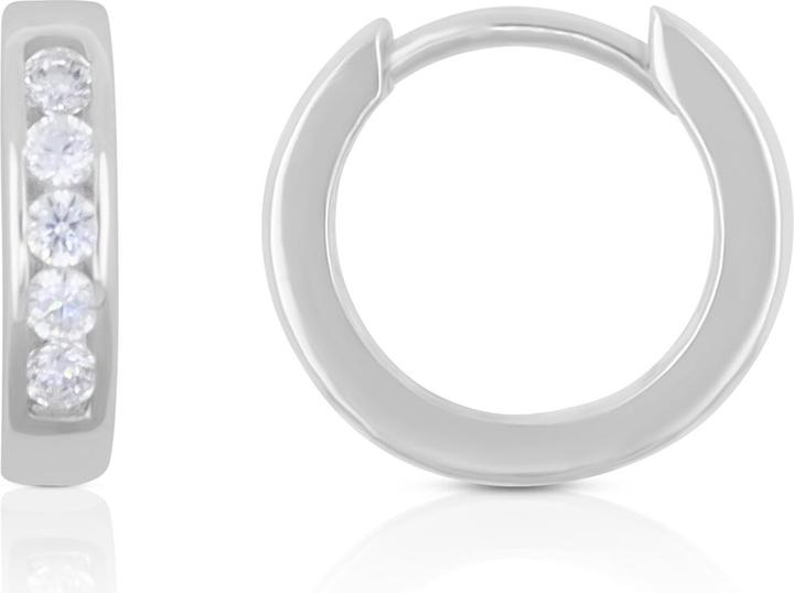 Muau Creolen (750/18 K Weissgold)