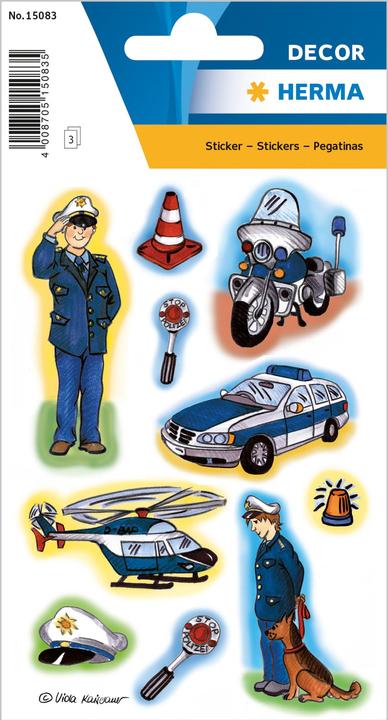 Actual product image HERMA Police