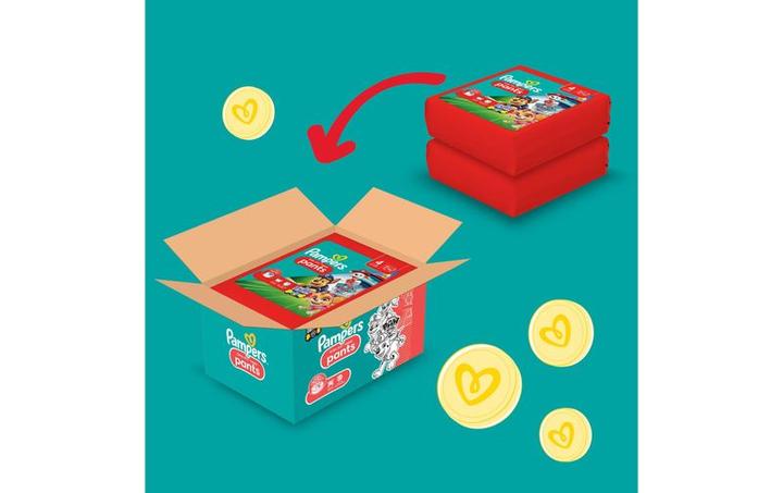 Actual product image Pampers Baby-Dry Pants Paw Patrol (Size 4, Monthly box, 180 Piece)