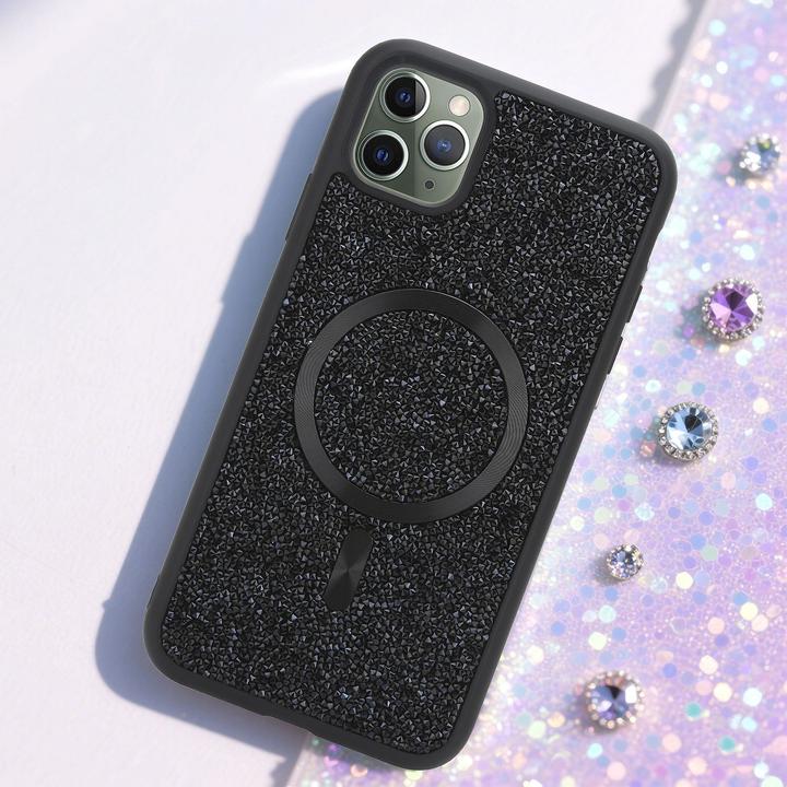 Produktbild Cadorabo iPhone 11 PRO MAX Hülle kompatibel mit MagSafe Glitzer Case (Apple iPhone 11 Pro Max)