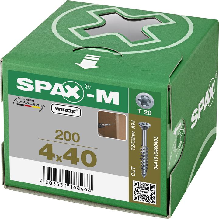 Actual product image Spax Self-tapping screws M SK T20 4.0x40 mm (200 Screws per piece)