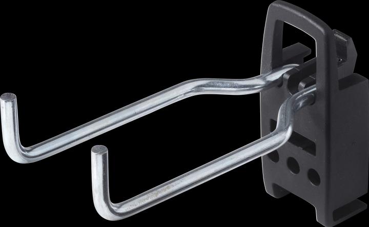 Image du produit wolfcraft wolfcraft 3 crochets doubles pour parois perforées 60x35mm WSS