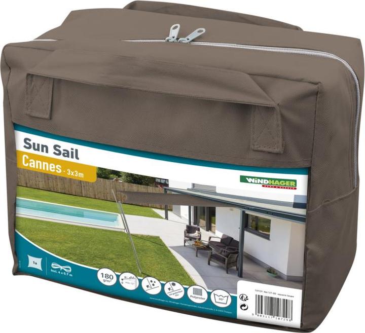 Productafbeelding Windhager Zon Zeilen CANNES Vierkant (300 x 300 cm)