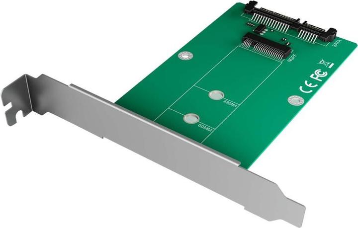 Icy Box IB-CVB516 Konverterkarte unterstuetzt M.2 SATA zu SATA mit Uebertragungsgeschwindigkeiten bis zu...