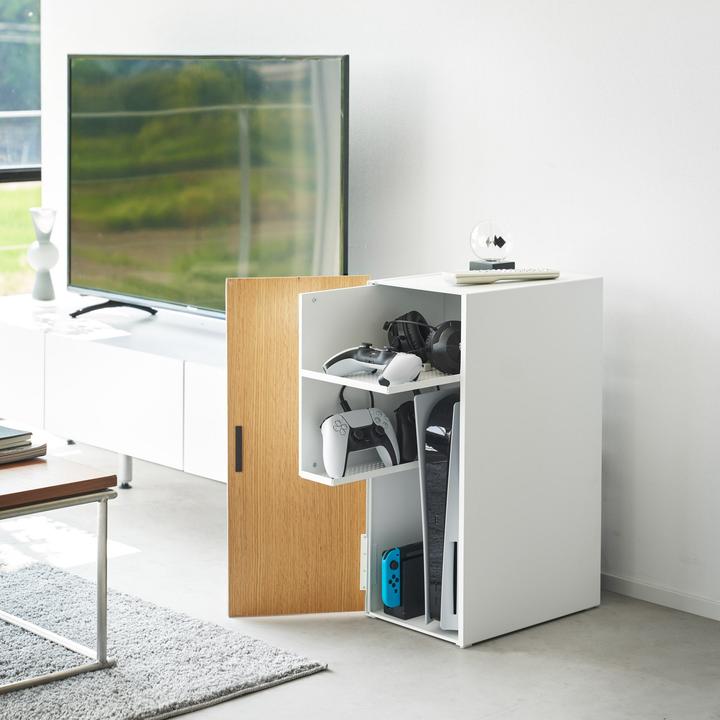 Actual product image Yamazaki Spielekonsolen-Organizer TOWER