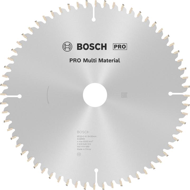 Actual product image Bosch Professional Zubehör PRO Multi Material circular saw blade, 235 x 2.4 x 30 mm
