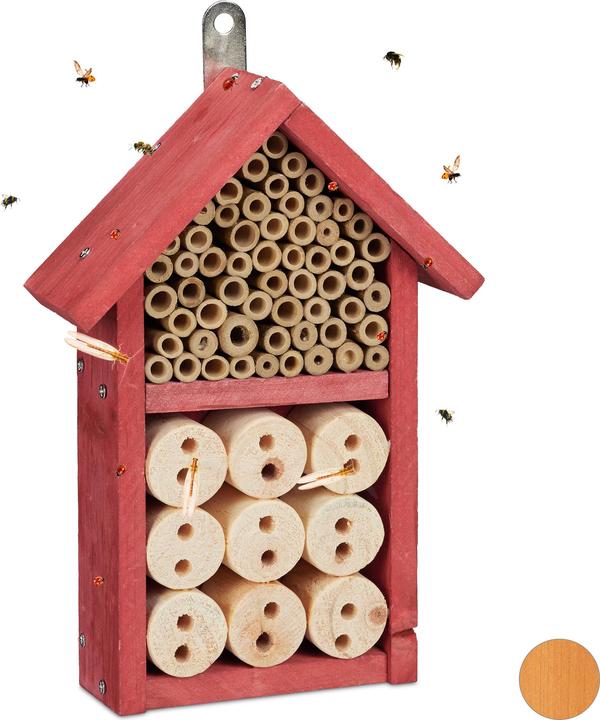 Actual product image Relaxdays Insect Hotel Assembly Kit, Bug Shelter (Wild bees, Ladybirds, Lacewings)