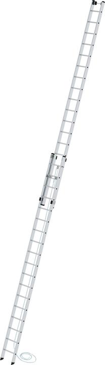 Produktbild Munk Sprossen-Seilzugleiter 2-teilig ohne Traverse 2x18 Sprossen (Gerüst, 300 cm)