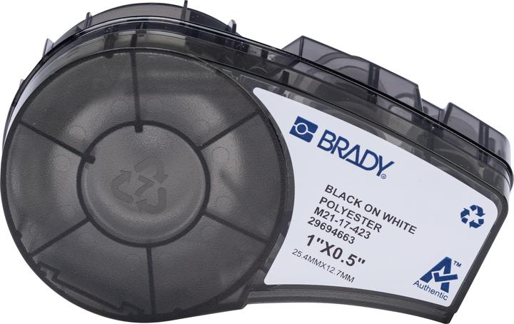 Immagine prodotto Brady M210 e M211 etichette in poliestere bianco lucido per l'etichettatura di parti e componenti