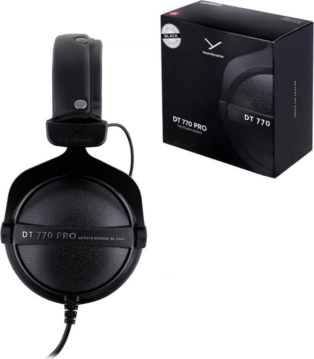 Image du produit Beyerdynamic DT 770 Pro Juodas Limited Edition (pas de réduction du bruit, Filaire)