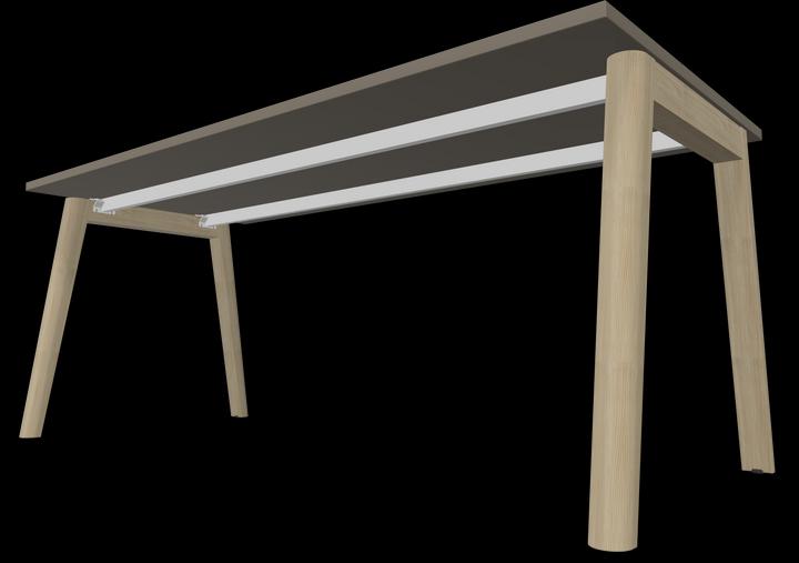Actual product image Narbutas Nova Wood desk (1800 x 800 x 740 mm)