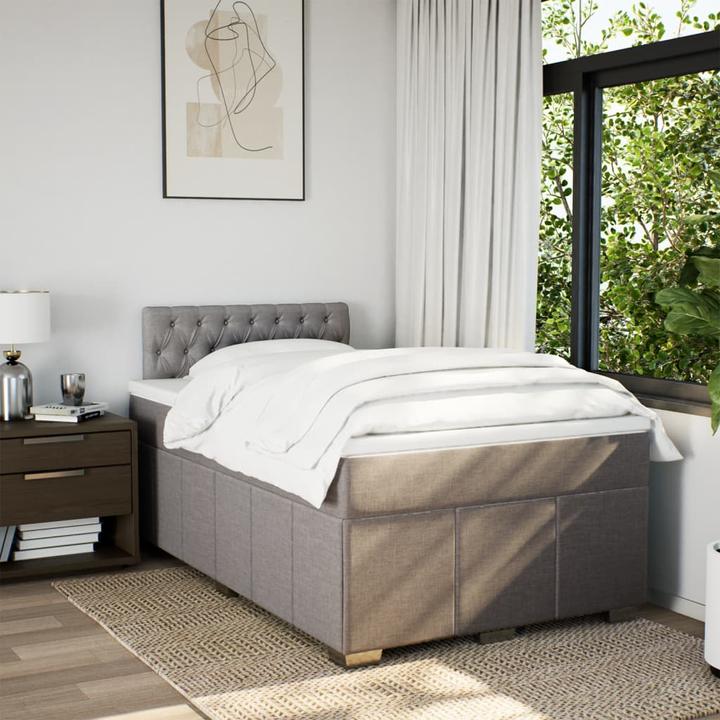 Image du produit VidaXL Bo x lit de saut avec matelas 120 x 190 cm Tissu (120 x 190 cm)