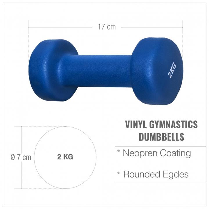 Image du produit Gorilla Sports Haltères de gymnastique (2 x 2 kg)