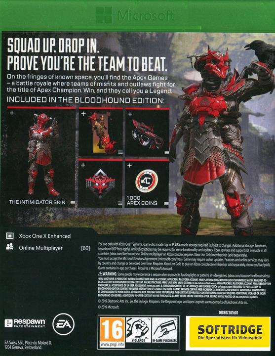 Produktbild EA Games Apex Legends - Bloodhound Edition (Xbox Series X, Xbox One X, DE)